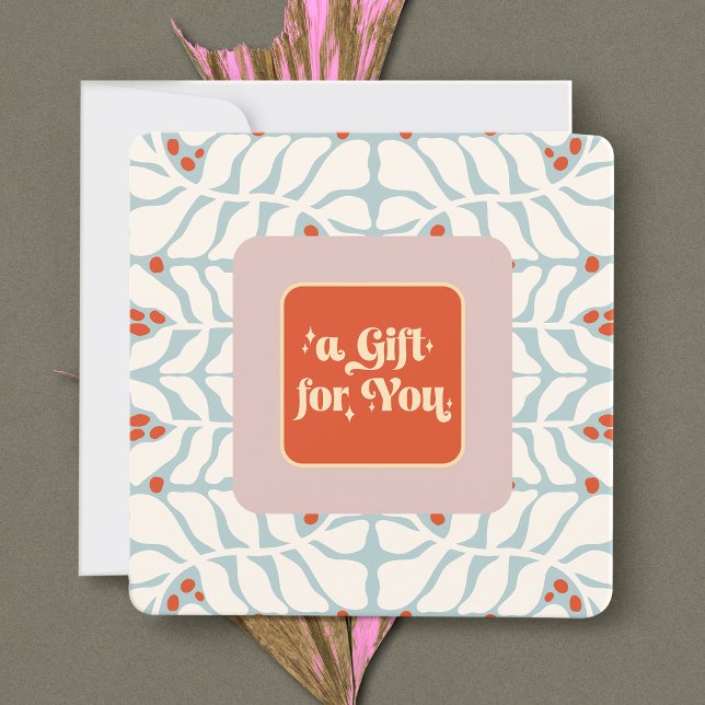 Elegant  Retro Christmas  Gift Certificate (Creator Uploaded)