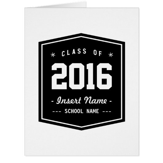 Elegant Retro Class Cards (Front)