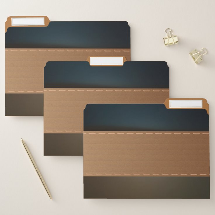 Elegant Retro File Folder Zazzle