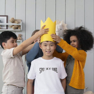 Elegant retro Halloween Spooky One first  Birthday Baby T-Shirt