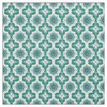 Elegant Retro Tile Pattern Vintage-Inspired Chic Fabric