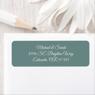 Elegant Return Address Label