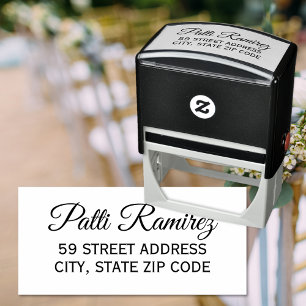 Elegant Return Address Self-inking Stamp