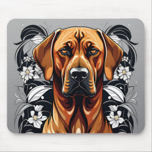 Elegant Rhodesian Ridgeback Dog Mouse Pad