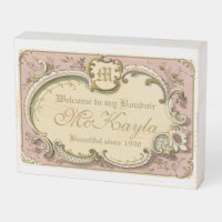 Elegant Rococo Frame French Boudoir Gold Pink