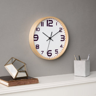 Elegant Roman Numerals Clock Face Design