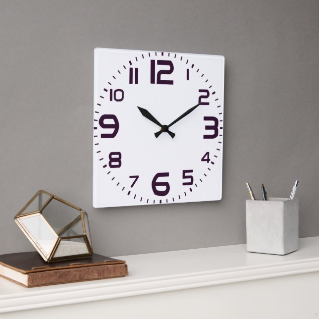 Elegant Roman Numerals Clock Face Design (Office)
