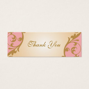 Elegant Romance Wedding Favor Tag