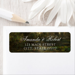 Elegant Romantic Fine Art Wedding Return Address Label