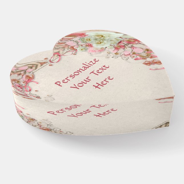 Elegant & Romantic Floral Garden Flower Canopy Paperweight (Angled)