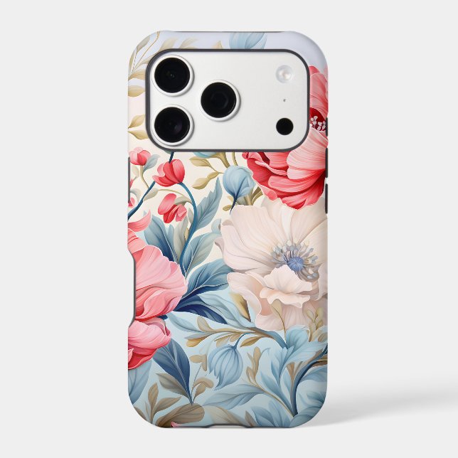 Elegant Romantic Flower Botanical Garden Case-Mate iPhone Case (Back)