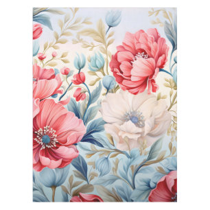 Elegant Romantic Flower Botanical Garden Tablecloth