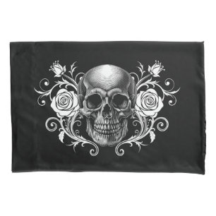 Elegant, Romantic Goth  Pillow Case