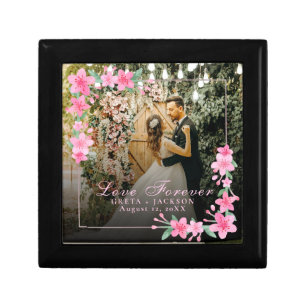 Elegant Romantic Happy Valentine's Day photo Gift Box