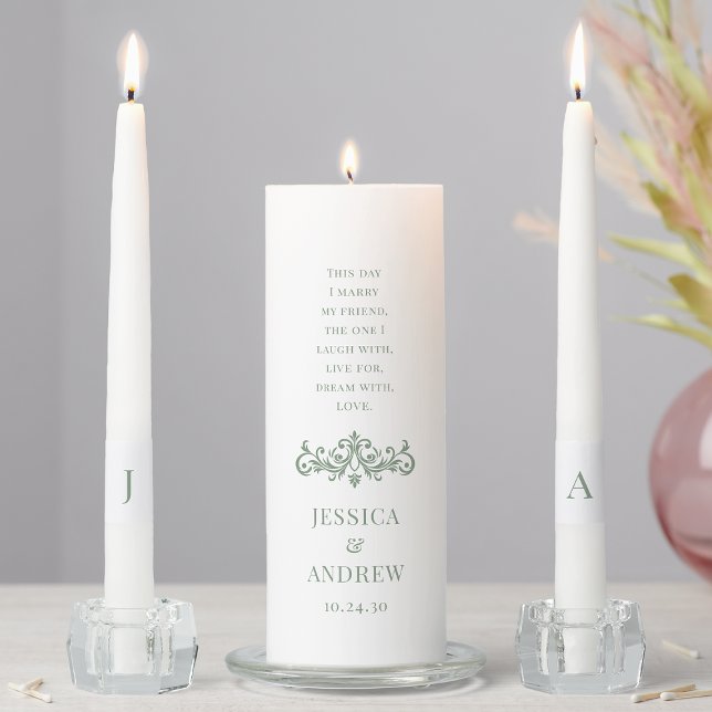 Elegant Romantic  Unity Candle Set (Creator Uploaded)