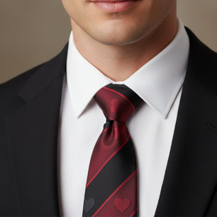 Elegant Romantic Valentine's Day Gift for Him Neck Tie
