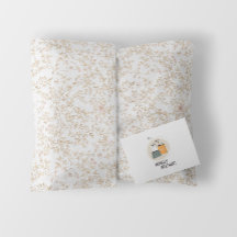 Elegant Romantic Vintage Floral Pattern Beige