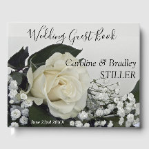 Elegant Romantic White Rose Floral Beauty Wedding