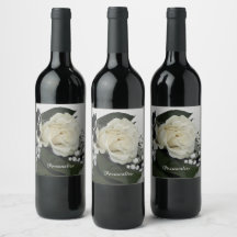 Elegant & Romantic White Rose Personalize