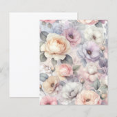 Elegant Rose Blossoms Paper Sheet (Front/Back)