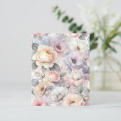 Elegant Rose Blossoms Paper Sheet (Standing Front)