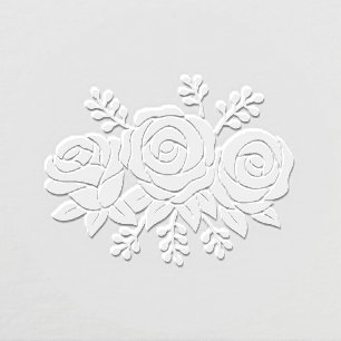Elegant Rose Bouquet Embosser