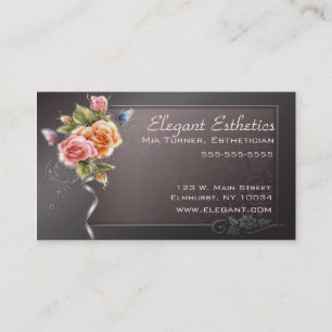 Elegant Rose Business Card
