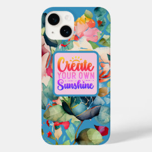 Elegant Rose Create Your Own Sunshine Quote Case-Mate iPhone 14 Case
