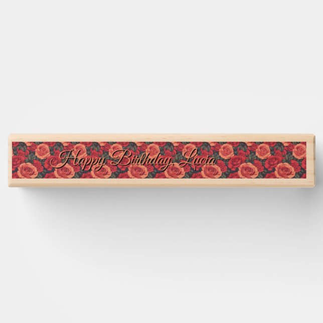 Elegant Rose Flower Party Topple Tower (Back)