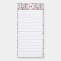 Elegant Rose Garden Monogram Pink