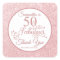 Elegant Rose Glitter 50 and Fabulous Thank You