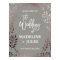 Elegant Rose Gold and Gray Wedding Welcome