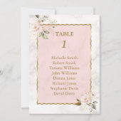 Elegant Rose Gold Baptism Table (Front)