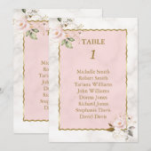 Elegant Rose Gold Baptism Table (Front/Back)