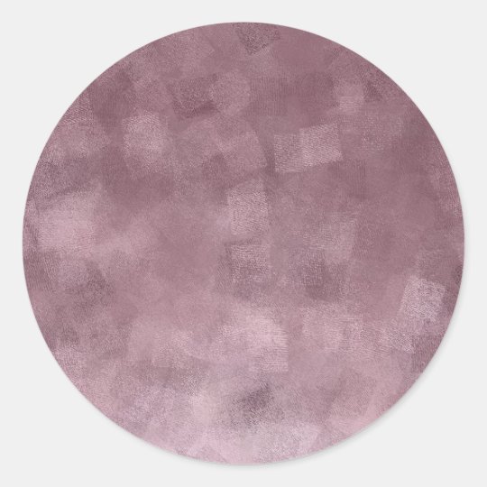 Elegant Rose Gold Blank Template Add Your Text Classic Round Sticker ...