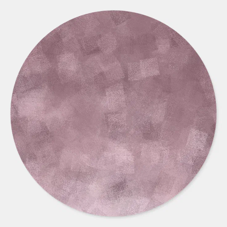 Elegant Rose Gold Blank Template Add Your Text Classic Round Sticker ...