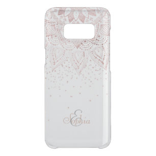 Elegant Rose Gold Dots Mandala Uncommon Samsung Galaxy S8 Case