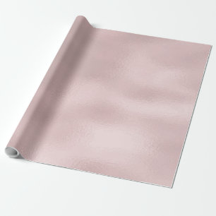 Elegant rose gold Glass Texture design Wrapping Paper