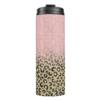 Leopard Rainbow Kids Flip Top SPILL PROOF 12oz Tumbler 