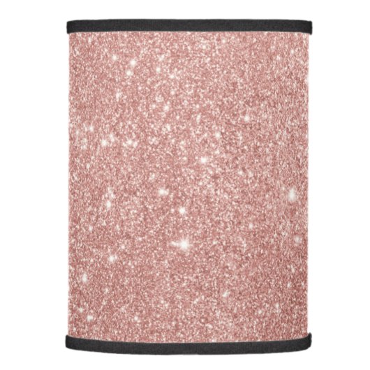 Elegant rose gold glitter lamp shade (Right)