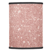 Elegant rose gold glitter lamp shade (Front)