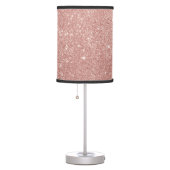 Elegant rose gold glitter table lamp (Right)