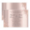Elegant Rose Gold Glitter  Wedding