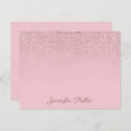 Elegant Rose Gold Hand Script Name Template | Zazzle