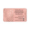 Elegant Rose Gold Leopard Cheetah Animal Print