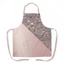 Elegant Rose Gold Monogram