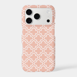 Elegant Rose Gold Quatrefoil iPhone 17 Pro Case