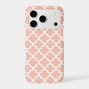 Elegant Rose Gold Quatrefoil iPhone 17 Pro Case