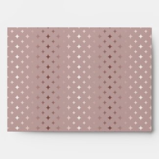 Elegant Rose Gold Sparkle Star Pattern Invitation 