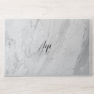 Elegant Rose Gold & White Quartz Marble Laptop Ski HP Laptop Skin